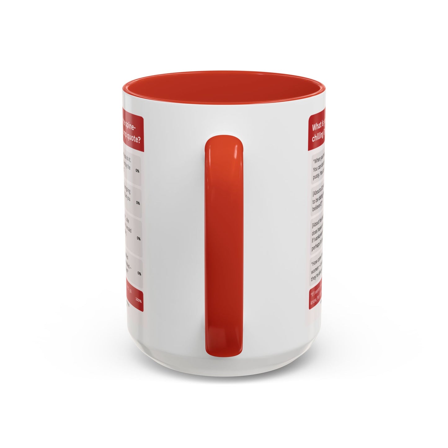 SPINE-CHILLING PERVERT POLL: TRUMP MUG